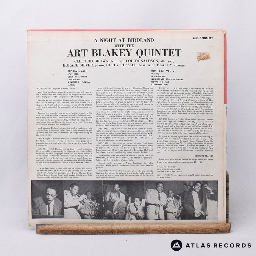 Art Blakey Quintet - A Night At Birdland, Volume 2 - Reissue LP Vinyl Record