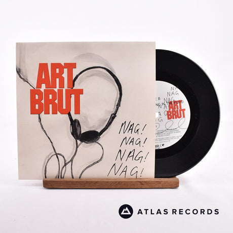 Art Brut Nag! Nag! Nag! Nag! 7" Vinyl Record - Front Cover & Record