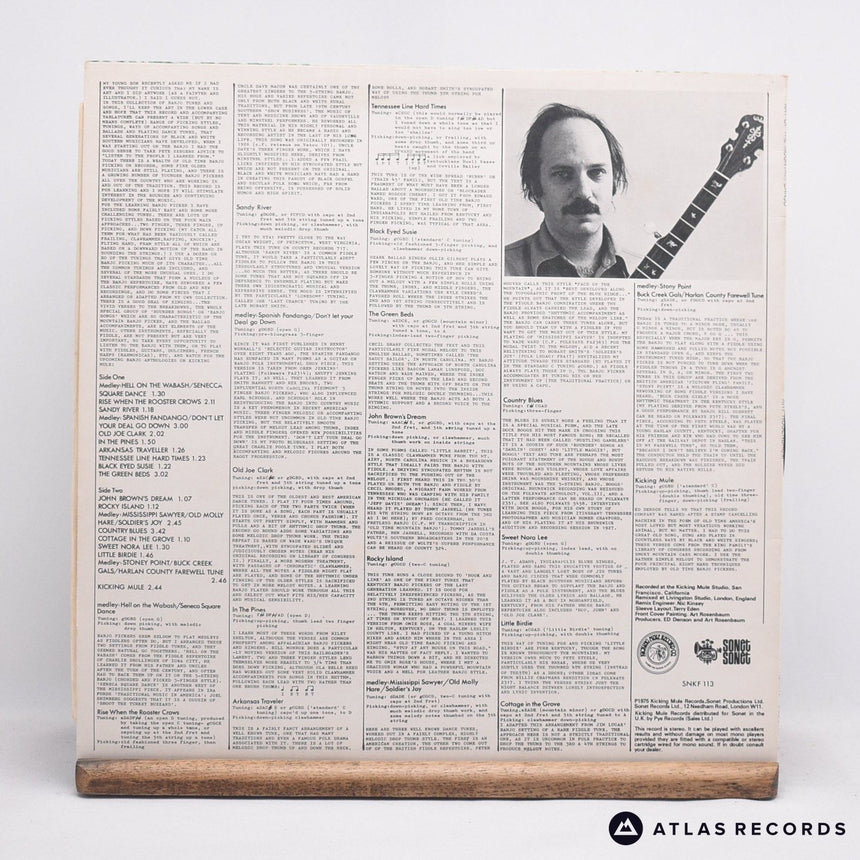 Art Rosenbaum - The Art Of The Mountain Banjo - LP Vinyl Record - EX/EX