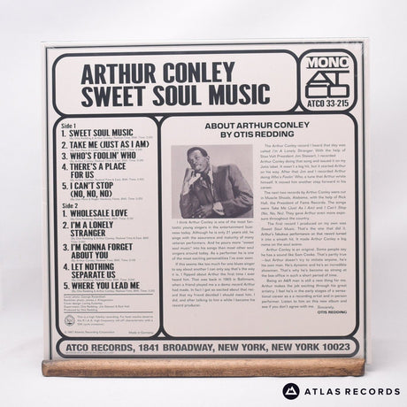 Arthur Conley - Sweet Soul Music - 180G Clear Limited Edition LP Vinyl Record