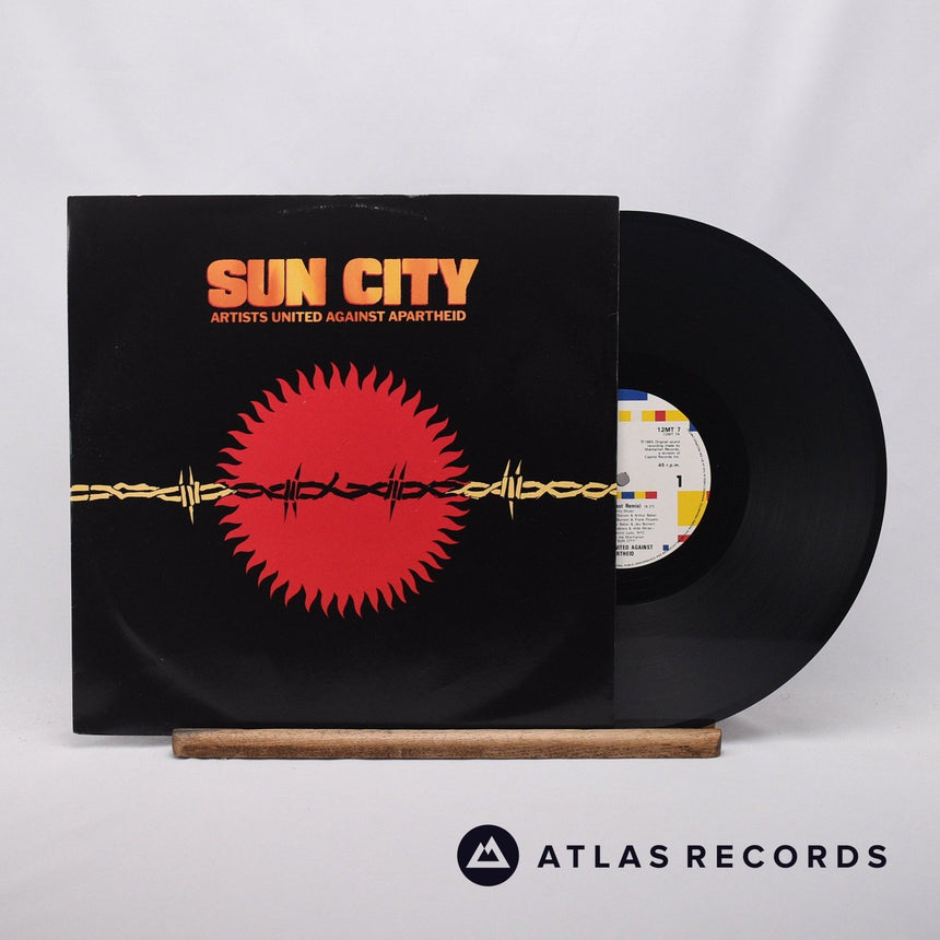 Artists United Against Apartheid Sun City 12" Vinyl Record - Front Cover & Record