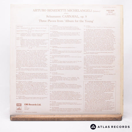 Arturo Benedetti Michelangeli - Carnaval, op. 9 Three Pieces - Album - LP Vinyl