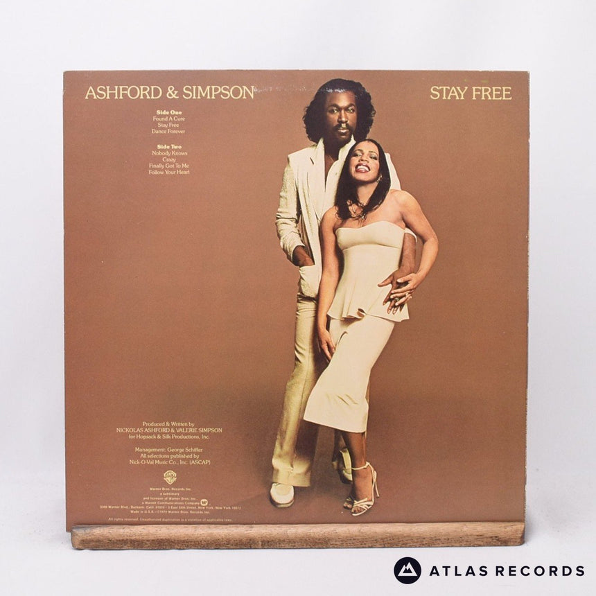 Ashford & Simpson - Stay Free - LP Vinyl Record - EX/VG+