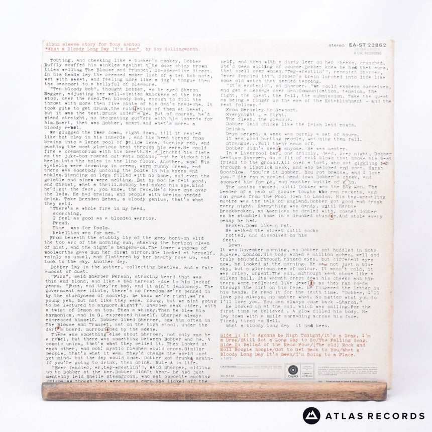 Ashton, Gardner & Dyke - What A Bloody Long Day It's Been - LP Vinyl Record