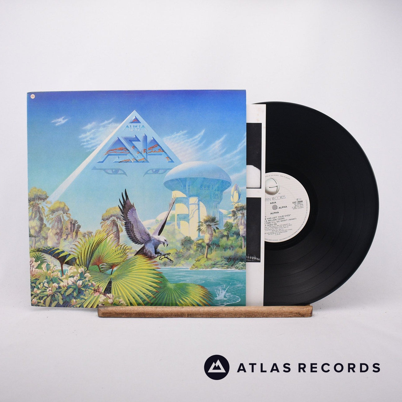 Asia Alpha LP Vinyl Record - Front Cover & Record