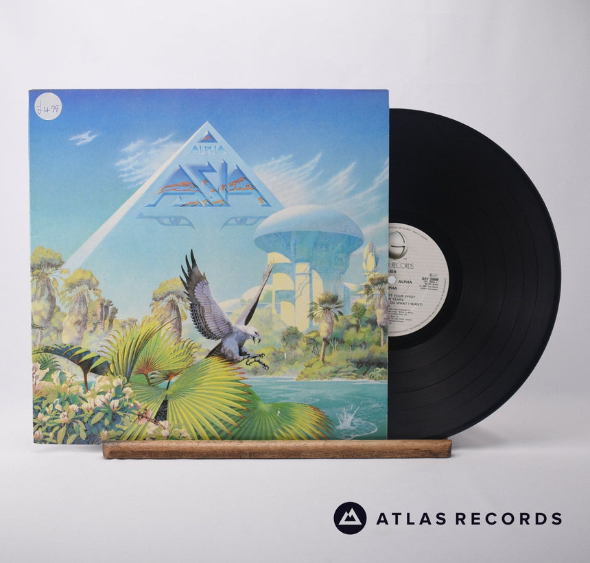 Asia Alpha LP Vinyl Record - Front Cover & Record