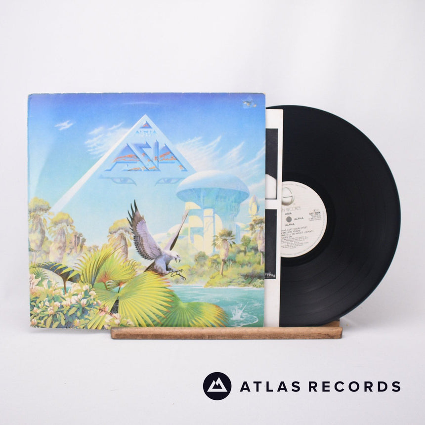 Asia Alpha LP Vinyl Record - Front Cover & Record