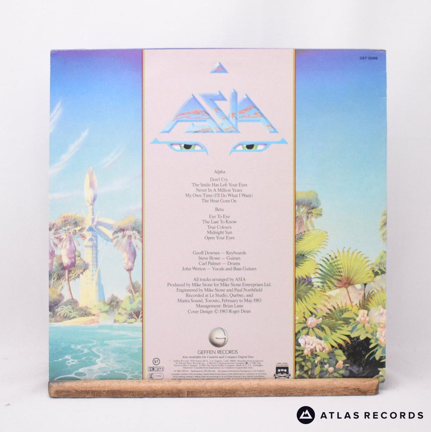 Asia - Alpha - LP Vinyl Record - EX/EX