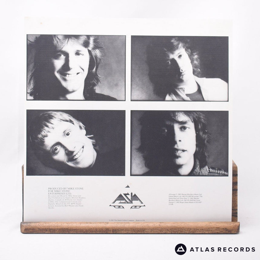 Asia - Alpha - Lyric Sheet LP Vinyl Record - EX/EX