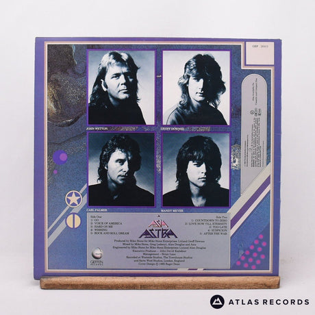 Asia - Astra - Lyric Sheet LP Vinyl Record - VG+/EX