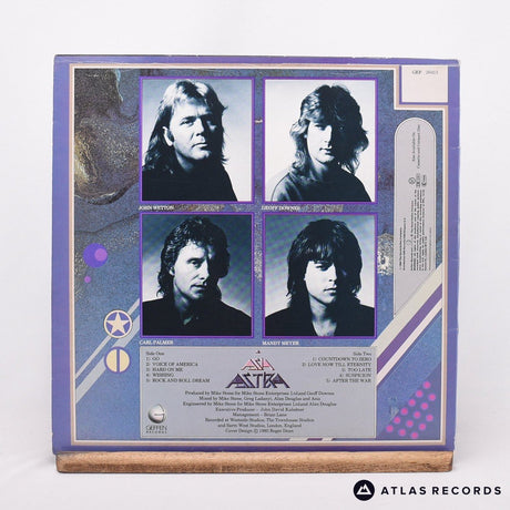 Asia - Astra - Lyric Sheet LP Vinyl Record - EX/EX