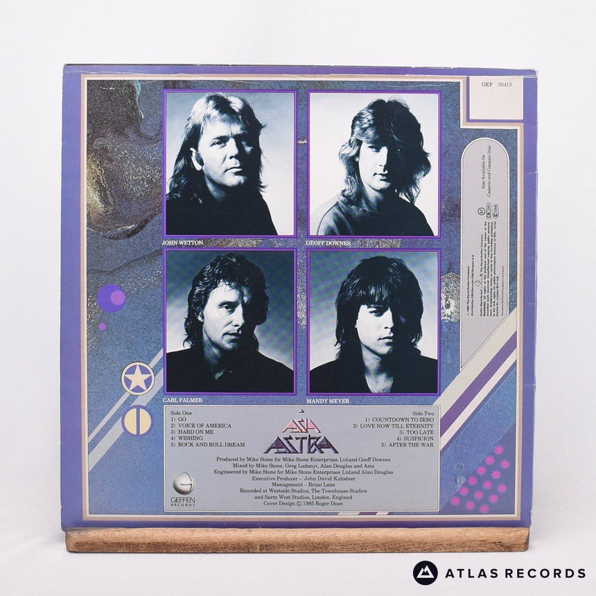 Asia - Astra - Lyric Sheet LP Vinyl Record - EX/EX
