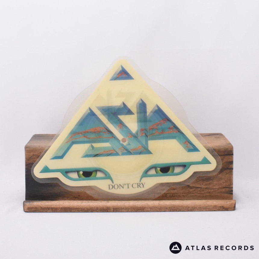 Asia - Don't Cry - Picture Disc Shaped 7" Vinyl Record - VG