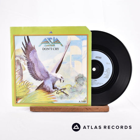 Asia Don't Cry 7" Vinyl Record - Front Cover & Record
