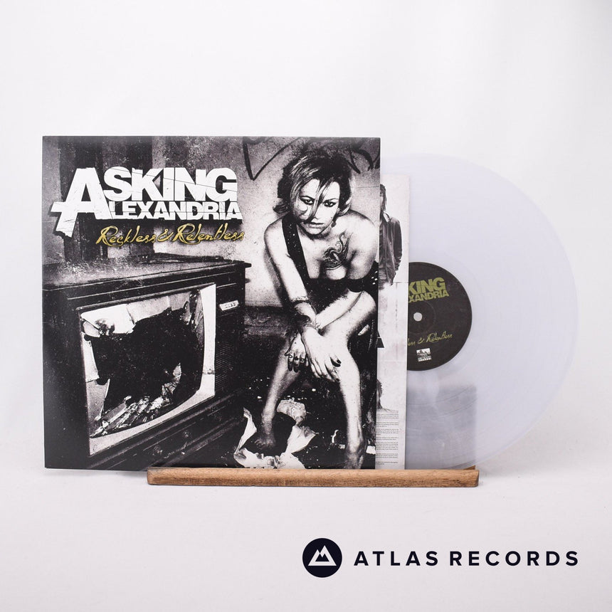 Asking Alexandria Reckless & Relentless LP Vinyl Record - Front Cover & Record