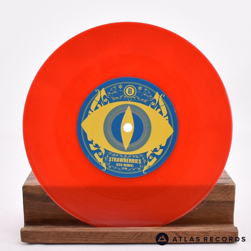 Asobi Seksu - Strawberries - Red Limited Edition 7" Vinyl Record - NM/NM