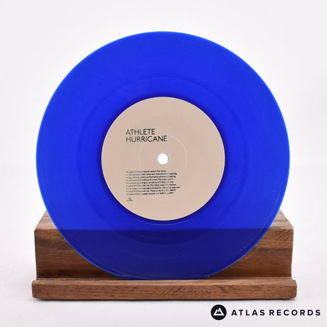 Athlete - Hurricane - Blue Gatefold 7" Vinyl Record - NM/NM