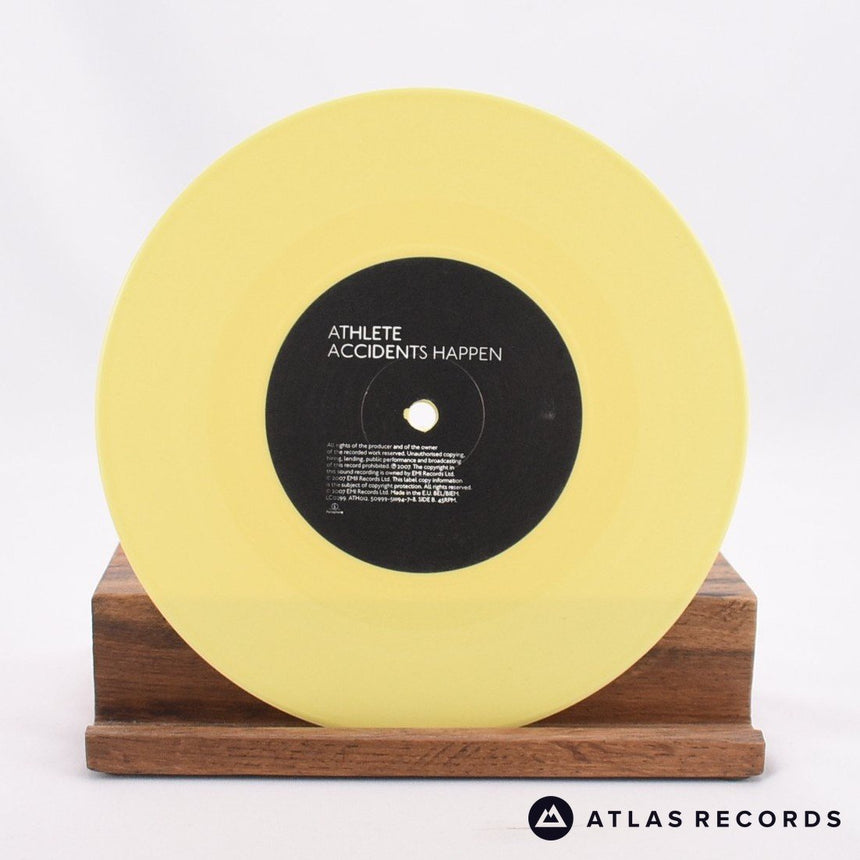 Athlete - Tokyo - Yellow 7" Vinyl Record - NM/NM