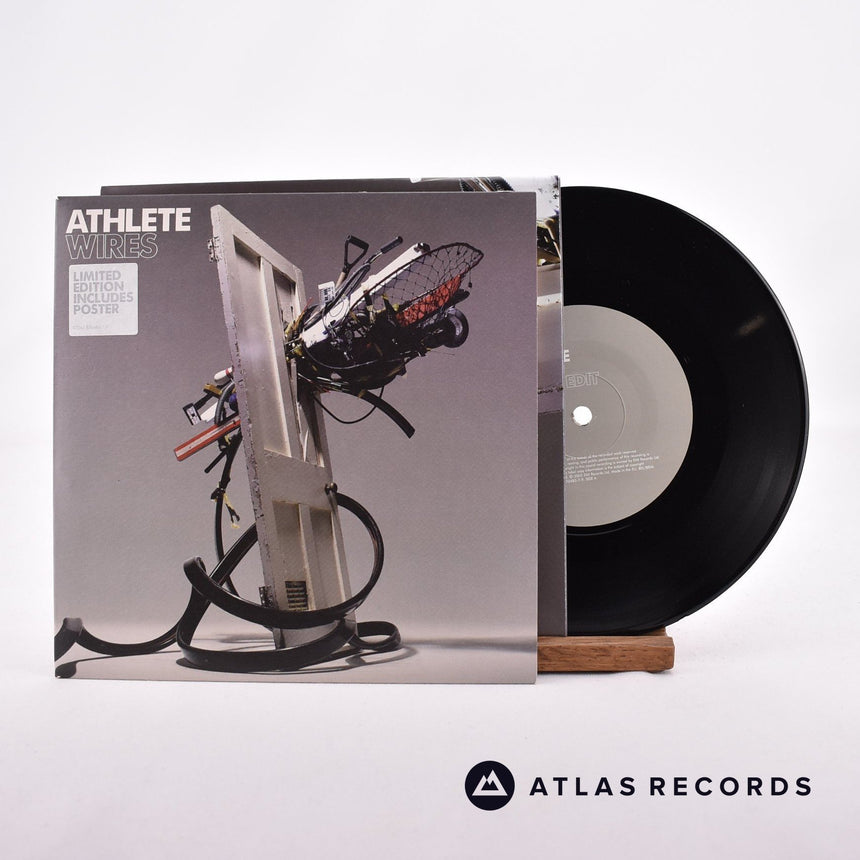 Athlete Wires 7" Vinyl Record - Front Cover & Record