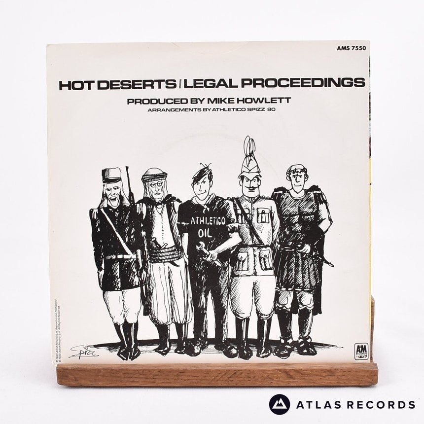 Athletico Spizz 80 - Hot Deserts - 7" Vinyl Record - EX/VG+