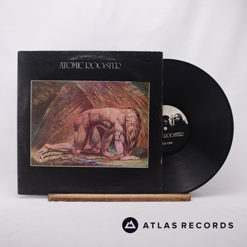 Atomic Rooster Death Walks Behind You LP Vinyl Record - Front Cover & Record