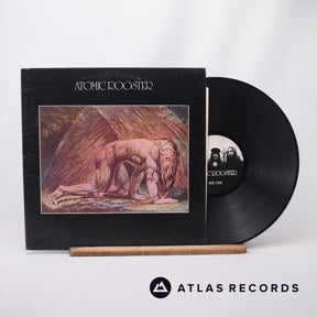 Atomic Rooster Death Walks Behind You LP Vinyl Record - Front Cover & Record