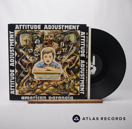 Attitude Adjustment American Paranoia LP Vinyl Record - Front Cover & Record