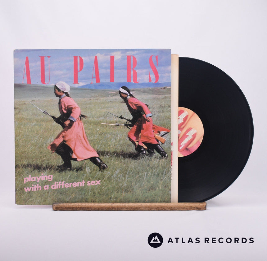 Au Pairs Playing With A Different Sex LP Vinyl Record - Front Cover & Record