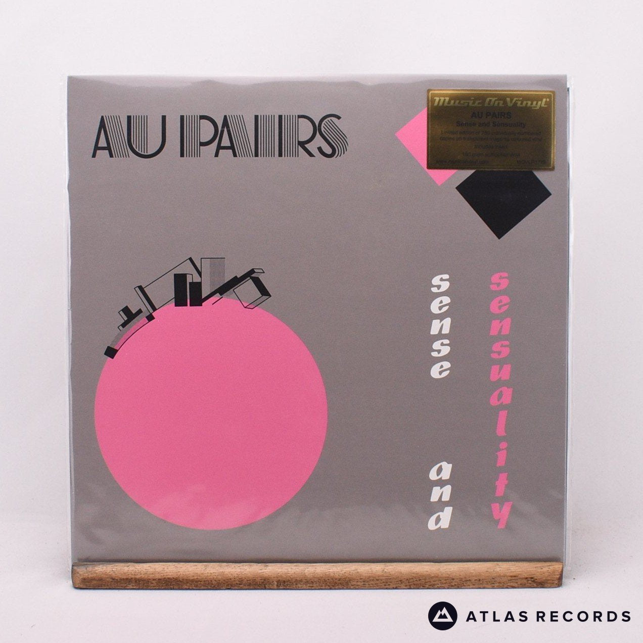 Au Pairs Sense And Sensuality LP Vinyl Record - Front Cover & Record