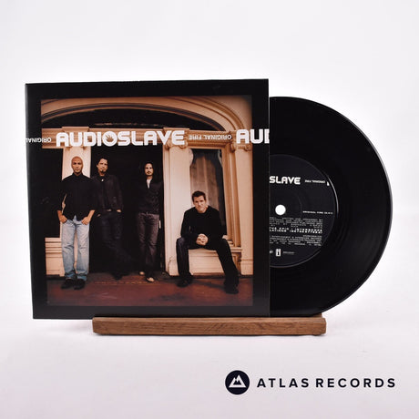 Audioslave Original Fire 7" Vinyl Record - Front Cover & Record
