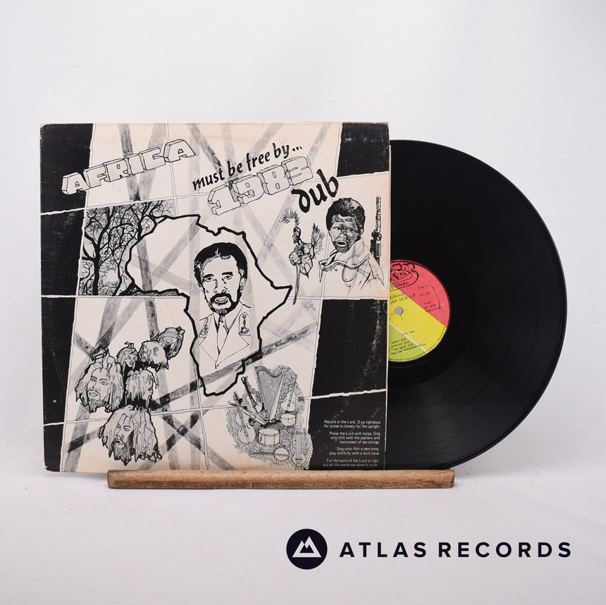 Augustus Pablo Africa Must Be Free By 1983 LP Vinyl Record - Front Cover & Record