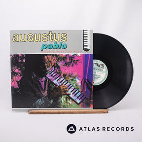 Augustus Pablo Blowing With The Wind LP Vinyl Record - Front Cover & Record