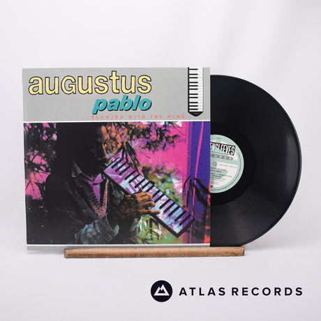 Augustus Pablo Blowing With The Wind LP Vinyl Record - Front Cover & Record