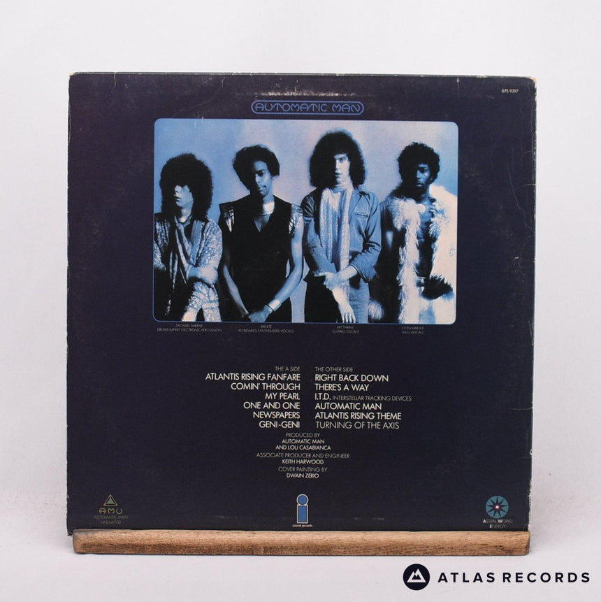 Automatic Man - Automatic Man - Embossed Sleeve Poster LP Vinyl Record - VG+/VG+