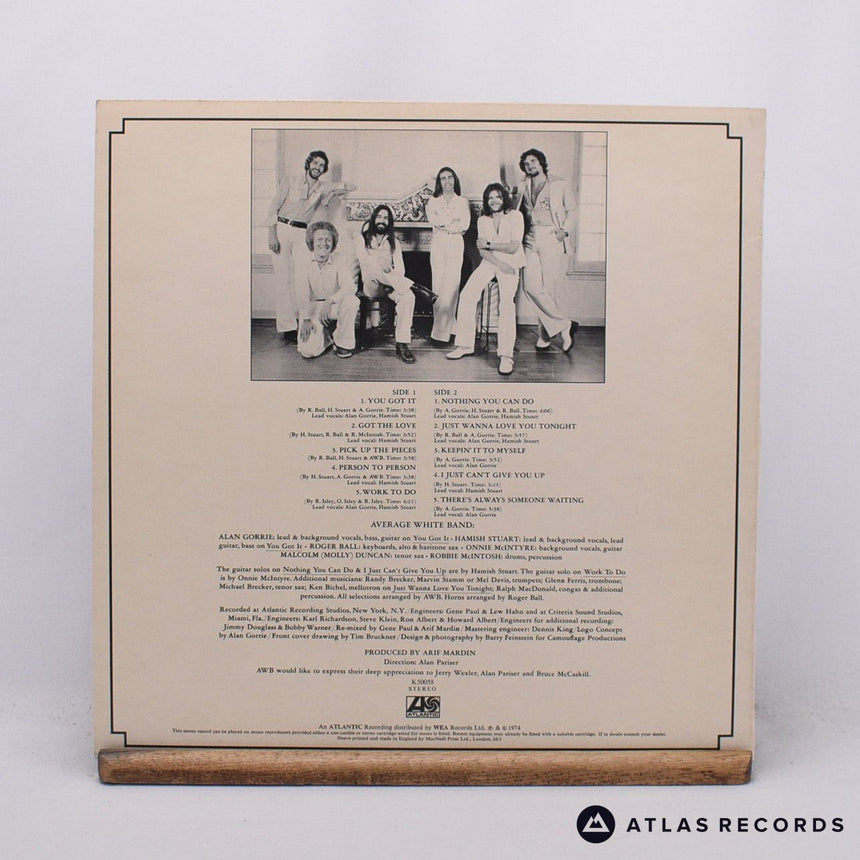 Average White Band - AWB - Porky LP Vinyl Record - VG+/EX