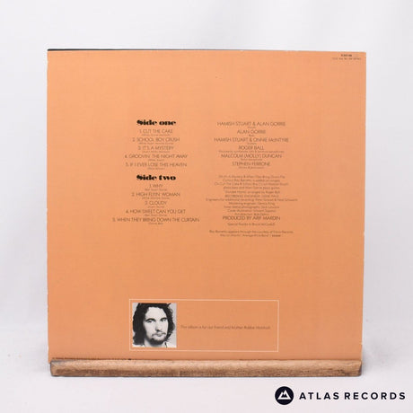 Average White Band - Cut The Cake - Lyric Sheet LP Vinyl Record - EX/EX