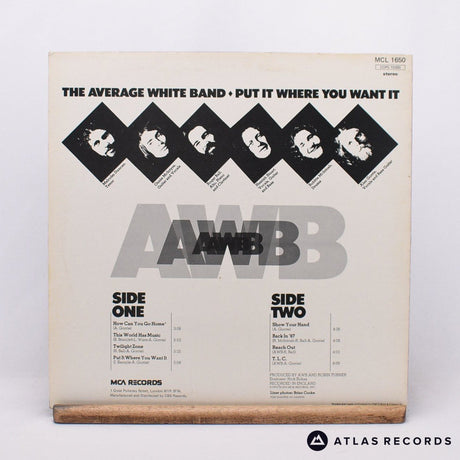 Average White Band - Put It Where You Want It - Reissue LP Vinyl Record - VG+/EX
