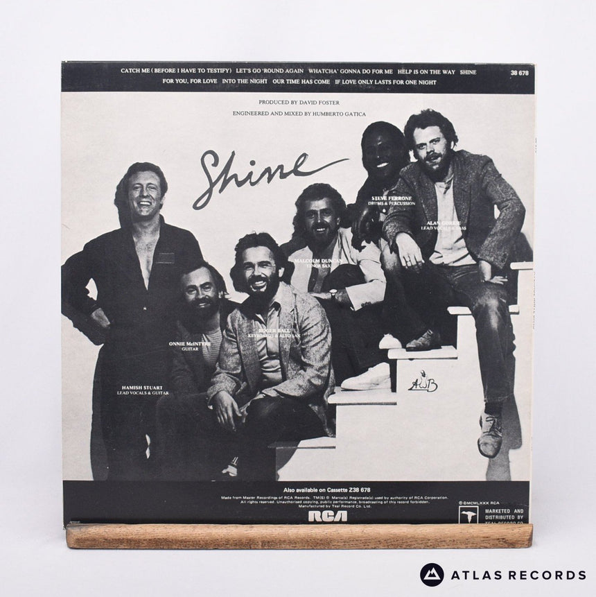 Average White Band - Shine - South Africa LP Vinyl Record - EX/EX