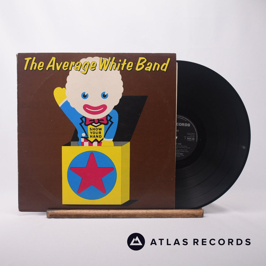 Average White Band Show Your Hand LP Vinyl Record - Front Cover & Record