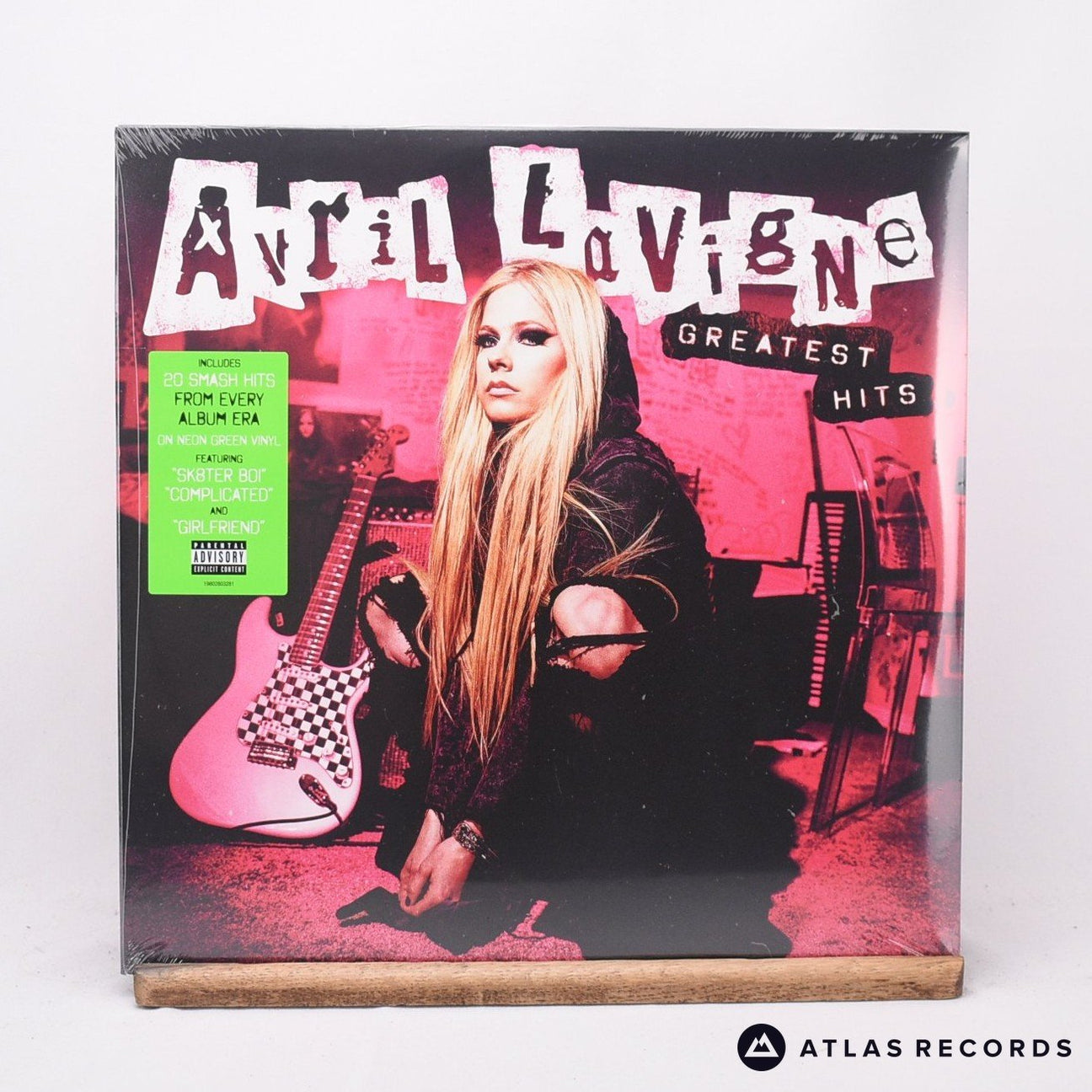 Avril Lavigne Greatest Hits 2 x LP Vinyl Record - Front Cover & Record
