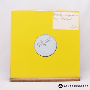 B SO Give Me The Love 12" Vinyl Record - Front Cover & Record