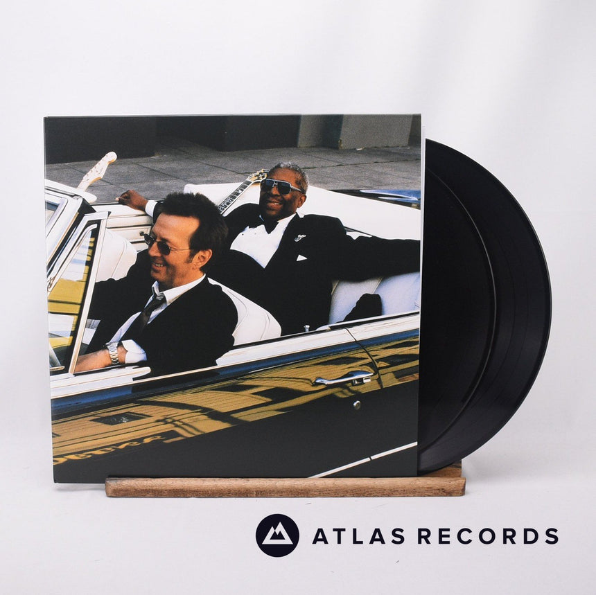 B.B. King Riding With The King 2 x LP Vinyl Record - Front Cover & Record