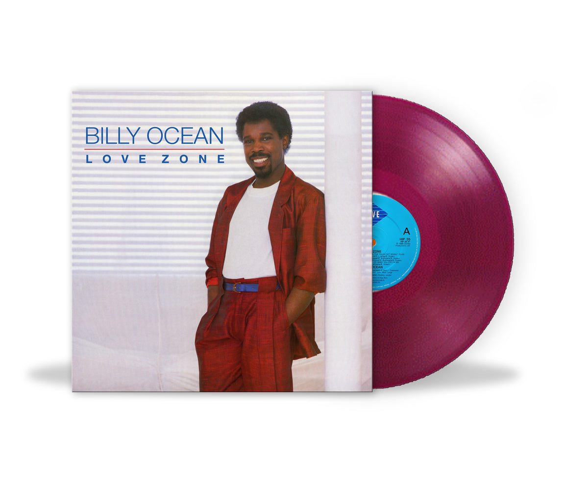 Billy Ocean - Love Zone - Violet Transparent LP Vinyl Record