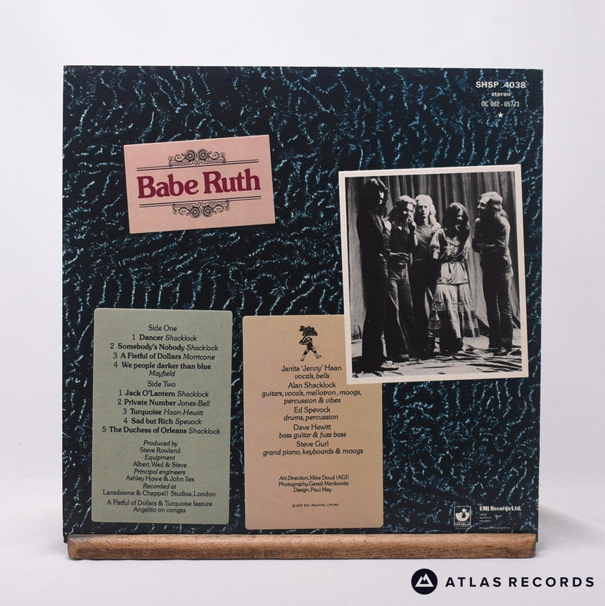 Babe Ruth - Babe Ruth - Embossed Sleeve LP Vinyl Record - EX/EX