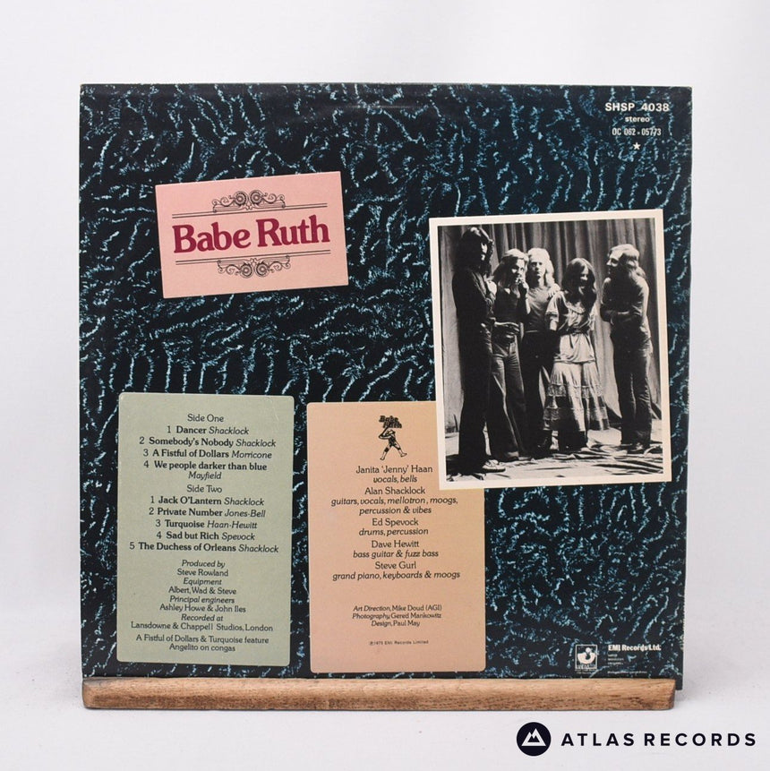 Babe Ruth - Babe Ruth - Embossed Sleeve LP Vinyl Record - EX/VG+