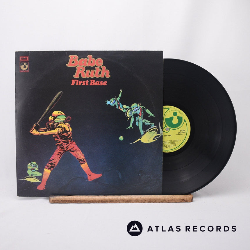 Babe Ruth First Base LP Vinyl Record - Front Cover & Record