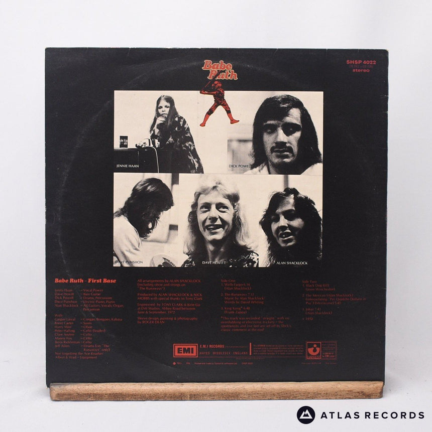 Babe Ruth - First Base - Repress A-1 B-1 LP Vinyl Record - VG+/EX