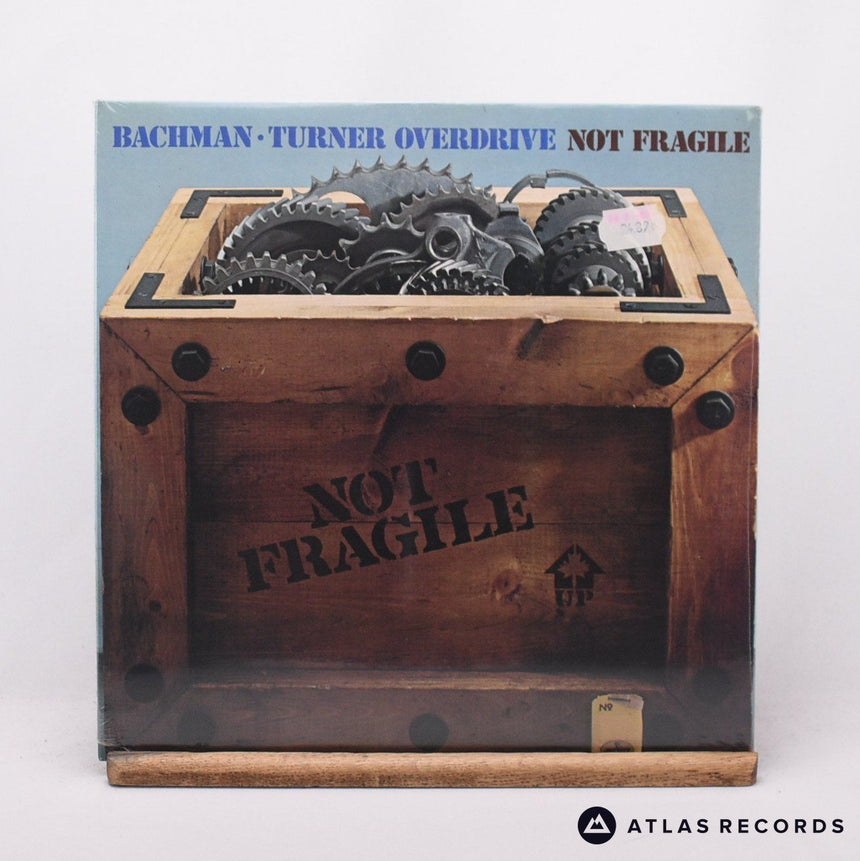 Bachman-Turner Overdrive Not Fragile LP Vinyl Record - Front Cover & Record