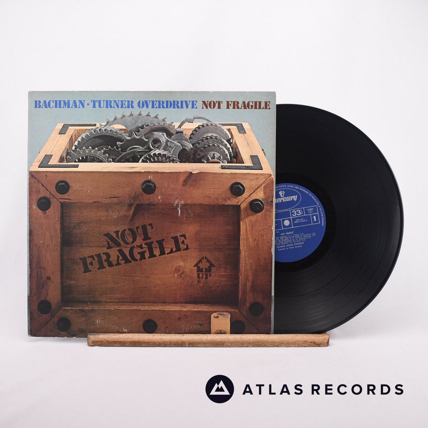 Bachman-Turner Overdrive Not Fragile LP Vinyl Record - Front Cover & Record