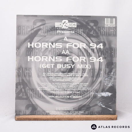 Back 2 Basics - Horns For 94 - 12" Vinyl Record - VG+/VG+